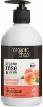 Organic Shop Liquid Soap Rose Peach Hand Soap 500ml