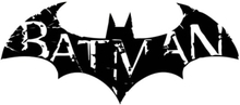 Rustikt Batman logo. Flot Batman wallsticker til væggen. 57x25cm