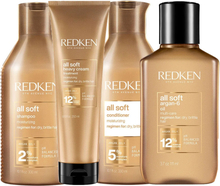Redken All Soft Quartet Set Shampoo 300 ml + Conditioner 300 ml + Mask 250 ml + Oil 110 ml