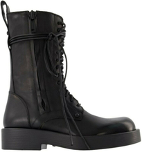 Maxim Ankle Boots in Black Leather