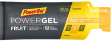 PowerBar PowerGel Fruit Energigel Mango-Pasjonsfrukt, m/koffein, 41 gram