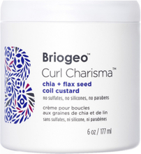Briogeo Curl Charisma™ Chia + Flax Seed Coil Custard 177Ml Stylingkrem Hårprodukt Nude Briogeo*Betinget Tilbud