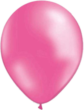 Ballonger Metallic Rosa - 100-pack