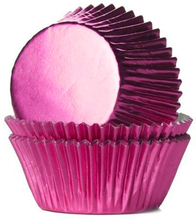 Muffinsformar Metallic Rosa