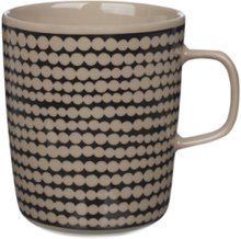 Siirtolapuutarha Mug 2,5 Dl Home Tableware Cups & Mugs Coffee Cups Brun Marimekko Home*Betinget Tilbud
