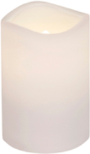 PETE blockljus LED höjd 11,5 cm Vit