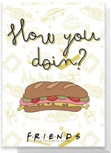 Friends How You Doin? Greetings Card - Standard Card