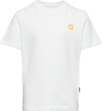 Timmi Kids Organic/Recycled T-Shirt T-shirts Short-sleeved Hvit Kronstadt*Betinget Tilbud