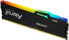 Kingston FURY Beast RGB - DDR5 - moduuli - 16 GB - DIMM 288-PIN - 5600 MHz / PC5-44800 - CL36 - 1,25 V - ikke bufferet - on-die ECC - lajittelu - laj