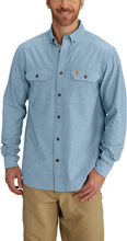 CARHARTT Skjorte L/S Fort Solid Shirt Blue Chambray (XXL)