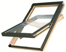 Takfönster 2-glas - Trä (med eller utan intäckningsplåt) 660x1180 Intäckningsplåt för plant/lågprofilerat tak (TS)