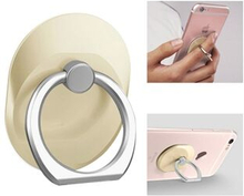 Oval Shape Finger Grip Metal Ring Desktop Stand for iPhone iPad Samsung etc