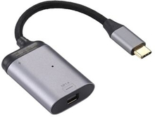 4K Type-C til Mini DisplayPort1.4 PD-dataoverførselsadapter USB 3.1 Type C til Mini DP-kabel til HDT