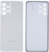Til Samsung Galaxy A73 5G A736 OEM plastik batterihus Udskiftning af bagcover - sort