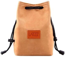 LATZZ Vintage Faux Suede Camera Drawstring Bag Travel DSLR Camera Bag Soft Lens Daypack, Size M