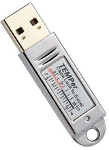PCSENSOR TEMPer USB Termometer Temperaturmåling Real Time Data Recorder - Sølv