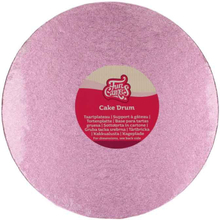 Rund tårtbricka Ø25 cm, rosa - FunCakes