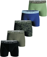 Björn Borg Multi Essantial Shorts Green/Black/Blue 5-pack