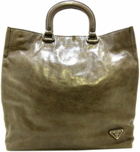 Pre-eide Vitello Shine Leather Tote Bag
