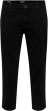 Onsavi Beam Lifechino Corduroy 3948 Pant Bottoms Trousers Chinos Black ONLY & SONS