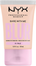 Nyx Professional Make Up Bare With Me Blur Tint Foundation 01 Pale Foundation Sminke NYX Professional Makeup*Betinget Tilbud