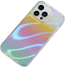 Minimal Series For iPhone 12 Pro Back Cover, Gradient Color IMD Laser Effect TPU + PC Hybrid Phone
