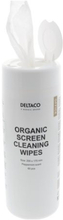 Deltaco, Organic Screen Cleaning Wipes, 60 Pcs, Peppermint