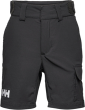 Jr Hh Qd Cargo Shorts Sport Shorts Sport Shorts Black Helly Hansen