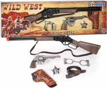 GONHER Wild-West play Set 8 S. + Rifle, 498/0