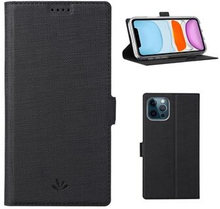 VILI K Series Cross Texture Leather Phone Cover Case with Card Slots and Cash Pocket for iPhone 12/1