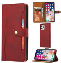 Leather Wallet Stand Phone Shell with Supporting Stand for iPhone 12 Pro / iPhone 12