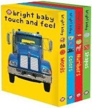 Bright Baby Touch & Feel Slipcase: Includes Words, Colors, Numbers, and Shapes