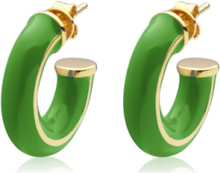 Enamel Chunky Hoops Accessories Jewellery Earrings Hoops Gold SOPHIE By SOPHIE