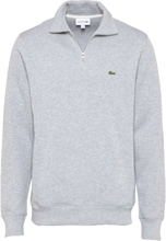 Lacoste Zip Knit Pullover Grey