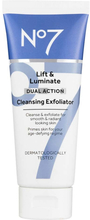 No7 Lift & Luminate Dual Action Cleansing Exfoliator Cleansing Exfoliator for Refreshed and Luminous Skin - 100 ml