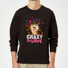 Looney Tunes Crazy In Love Taz Sweatshirt - Black - S - Black