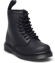 1460 Serena Mono T Black Republic Wp Boots Støvler Black Dr. Martens