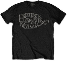 Creedence Clearwater Revival: Unisex T-Shirt/Vintage Logo (Large)