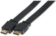 EXC High Speed HDMI Cord flat Black 5m