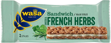 Wasa Sandwich Franska Örter Storpack - 24-pack