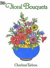 Floral Bouquets Colouring Book