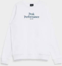 Peak Performance Sweatshirt Jr Original Crew Hvit