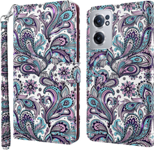 OnePlus Nord CE 2 5G Flip Cover i Paisley Design