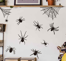Stickers halloween Halloween spin en spinneweb