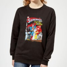 Justice League Who Is The Fastest Man Alive Cover Women's Sweatshirt - Black - M - Black