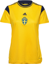 Sweden 21/22 Primeblue Home Jersey W Sport T-shirts & Tops Football Shirts Yellow Adidas Performance