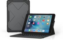 ZAGG Rugged Messenger Nordic Layout iPad Pro 10.2-Inch Wireless Keyboard Grå
