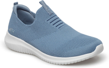 Womens Ultra Flex - First Take Lave Sneakers Blå Skechers*Betinget Tilbud