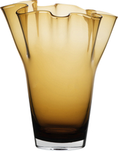 Sagaform - Viva vase 20x20x24,5 cm amber