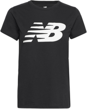 Classic Flying Nb Graphic T-Shirt Sport T-shirts & Tops Short-sleeved Black New Balance